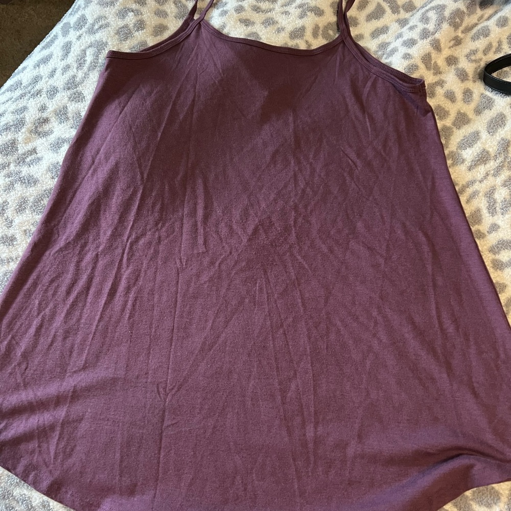 Purple reversible tank by Zenana sz M